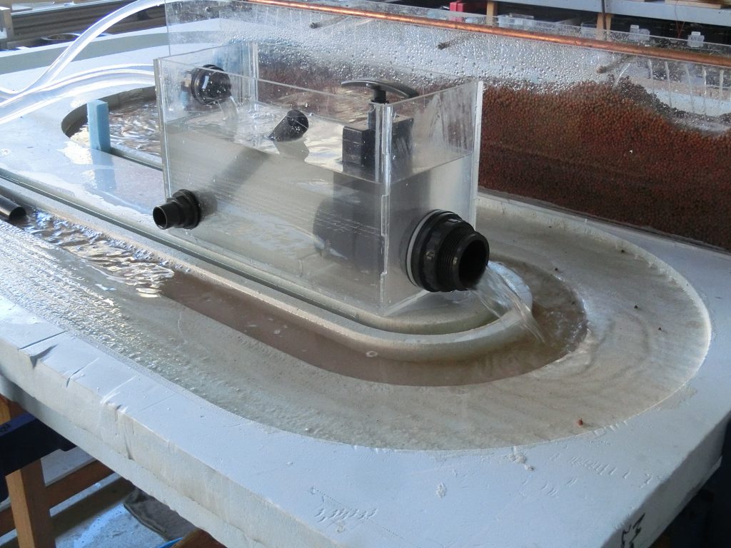wetropolis foam model demonstration of the reservoir